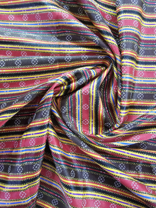 Syrian Saya Kashmir Fabric-seven Kings